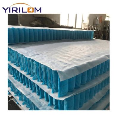 70# وحدة نوابض جيبية من أسلاك الفولاذ عالي الكربون مع 5~7 لفات و 1/3/5/7 مناطق لإنتاج المراتب