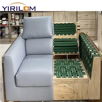 خصيص 5 سم عرض الأريكة الخضراء الشريط المرن الشريط اللاتكس