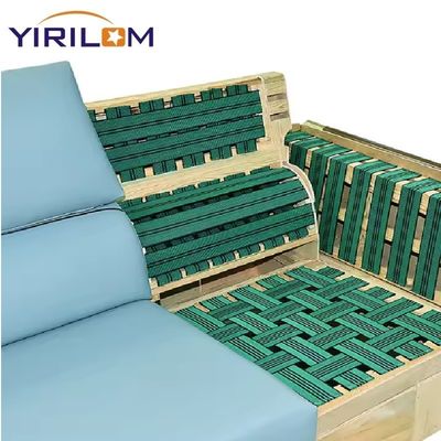الأريكة الشريط المرن غطاء DIY الأريكة الكرسي الأريكة مقعد الحزام استبدال غطاء تعديل الحزام المرن 1.5 بوصة 50 قدم (الأخضر)