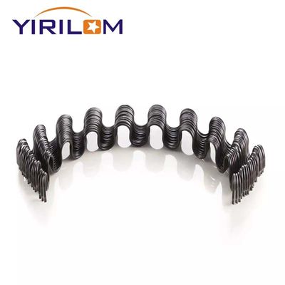 ربيع زيغ زاغ أسود للأثاث المنزلي مع ارتفاع قوس مخصص 16-35mm عرض لمقاعد الأريكة