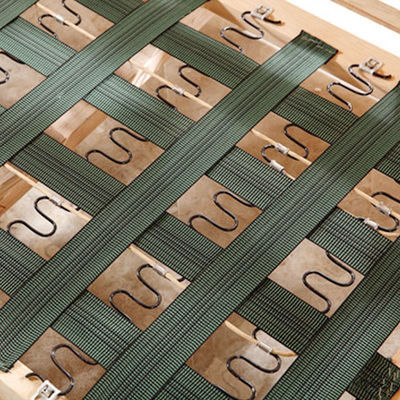 ربيع زيغ زاغ أسود لمقعد الأريكة مع ارتفاع قوس مخصص 16-35mm العرض والسطح الكهربائي