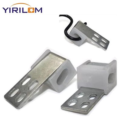 4 ثقوب زنك مغلفة نصف بلاستيك مغطى ملمس الربيع لثبيت أثاث الأريكة