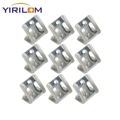 4 ثقوب معدنية بلاستيكية زيغ زاغ مقاطع ربيعية لثبيت غرابا دي ريزورت بارا أريكة سرير مقاطع ربيعية