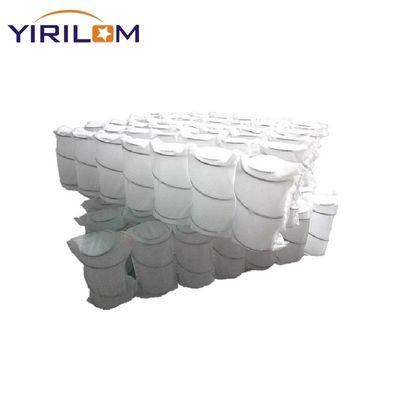 18×18×4 بوصة زنبرك جيب أريكة من الفولاذ عالي الكربون مع ملف زنبرك جيب قماشي بوزن 80 جرامًا لكل متر مربع لوسادة الأريكة