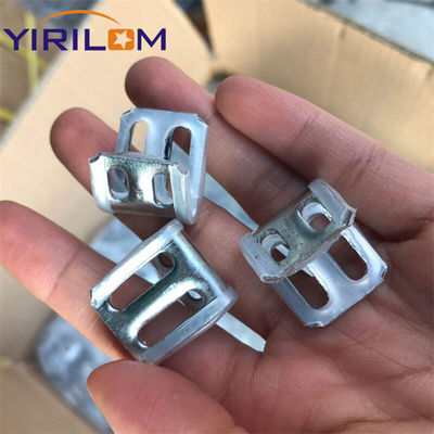 ملحقات الأريكة المكلفة الثقيلة معطاة بالزنك مشبك ربيعي ذو 4 ثقوب لربط الربيعات الشكل الثعبان
