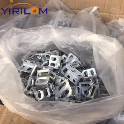 ملحقات الأريكة المكلفة الثقيلة معطاة بالزنك مشبك ربيعي ذو 4 ثقوب لربط الربيعات الشكل الثعبان
