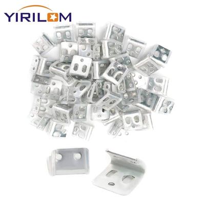 ملحقات أريكة دائمة 4 ثقوب مشابك ربيعي مع 0.8mm/1.0mm سمك لأثاث أجهزة الأثاث