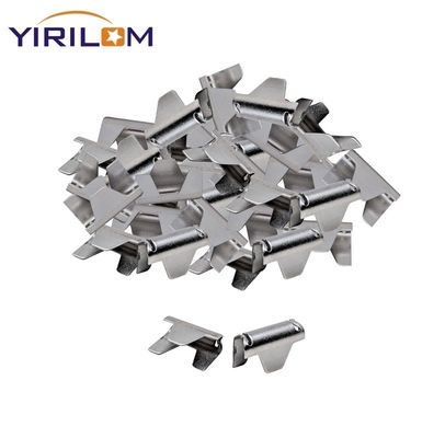 بيع بالجملة زينك غالوانيزد بقاء سلك مقاطع مع 22 ملم التاج لمنافذ الأريكة - 6000pcs التعبئة