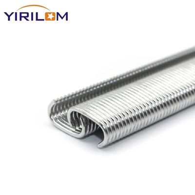 الزنك المغلفة النهاية الخنزير حلقة أظافر مع 17/18/19/22mm التاج و 6000pcs تعبئة لتصنيع المراتب