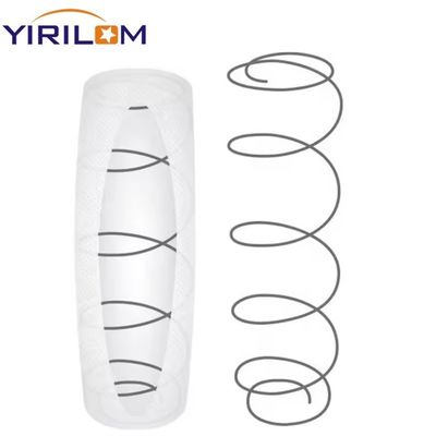 18x18x4 بوصة مفردة لف الأريكة الجيبية الملفوفة الينابيع مع سلك الفولاذ عالية الكربون لدعم متوسطة الصلبة