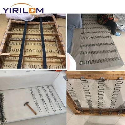 حجم مخصص ربيع زيغ زاغ مع معالجة السطح بالكهرباء وقطر الربيع 2.8mm ~ 4.0mm لكرسي الأريكة