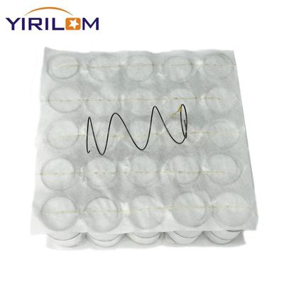 بيع بالجملة 8 بوصة ارتفاع الأريكة ربيع الجيب مع سلك الفولاذ عالية الكربون والأقمشة غير المنسوجة