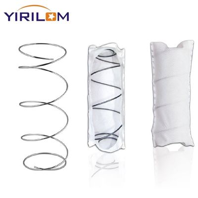 مخصصة 1.8mm 2.0mm سلك الفولاذ الأريكة وحدة ربيع جيب للأريكة مع النسيج المنسوج وتصميم جيب فردي