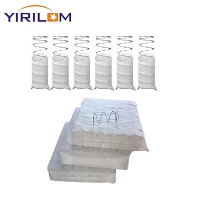 مخصصة 1.8mm 2.0mm سلك الفولاذ الأريكة وحدة ربيع جيب للأريكة مع النسيج المنسوج وتصميم جيب فردي