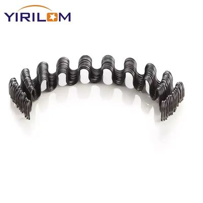 خصيص أسود قطر 4.0mm سلك زيغ زاغ ربيع للسرير الأريكة أو الكرسي