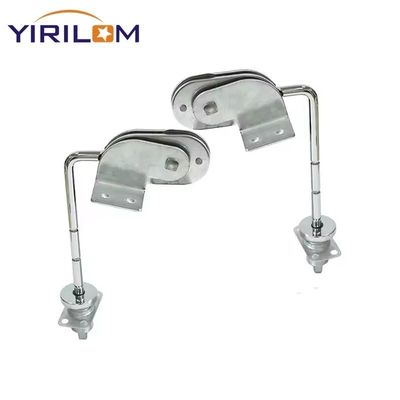 مفصلة أريكة موصل أثاث بالجملة مفصلة مسند ذراع قابلة للتعديل آلية مسند رأس أريكة حديد فضي