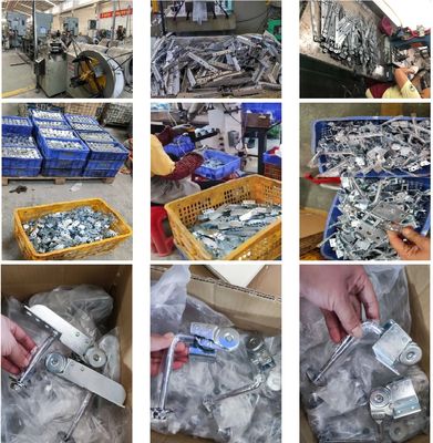 مفصلة أريكة موصل أثاث بالجملة مفصلة مسند ذراع قابلة للتعديل آلية مسند رأس أريكة حديد فضي