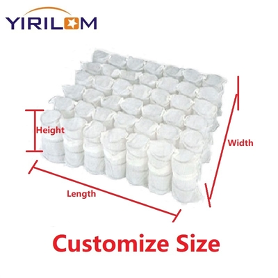 أريكة ذات ربيع جيب مخصص 8cm-25cm ارتفاع 500-2000 لفائف