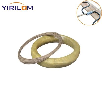 أدوات الأريكة الأثاث السلكي الورق الصامت مغطى السلك لثبيت الربيع