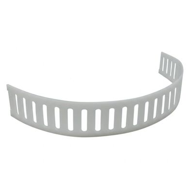 شريط مشبك بلاستيكي من النايلون بمسافة عقدة 12 سم لتثبيت زنبرك متعرج للأريكة بطول 200 متر