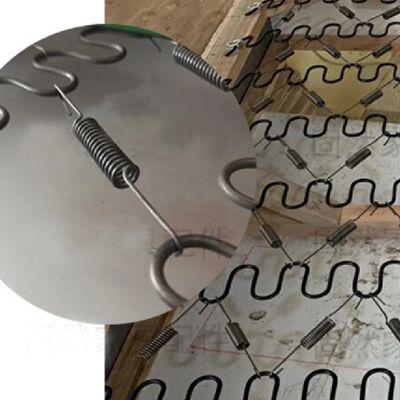 سلك الكربون العالي الصلب الموازنة خطاف الربيع مع 1.5mm قطر و 97mm الطول ل الأريكة الربيع تثبيت مقاطع