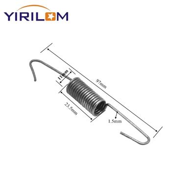 سلك الكربون العالي الصلب الموازنة خطاف الأريكة مقطع الربيع مع 1.5mm قطر و 97mm الطول لتثبيت رباعي زيغ زاغ