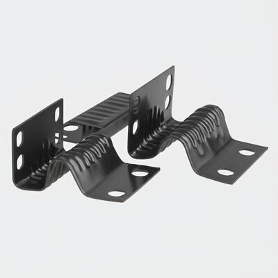 شريط رباعي مغلف بالزنك بـ 4 ثقوب لأجهزة الأريكة مع تصميم مغطى بالبلاستيك