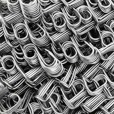 مسامير حلقات من النوع C من الزنك المجلفن مع تاج 17/18/19/22 مم وتعبئة 6000 قطعة / علبة لمشبك المرتبة