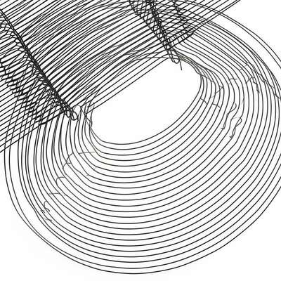 زنبرك متعرج من أسلاك الفولاذ عالي الكربون مقاس 13 قياس، ارتفاع 50 مم لدعم مقعد الأريكة