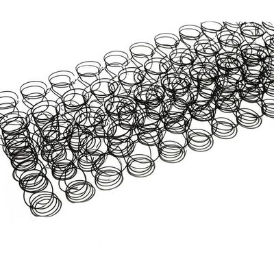 70# وحدة نوابض جيبية من أسلاك الفولاذ عالي الكربون مع 5~7 لفات و 1/3/5/7 مناطق لإنتاج المراتب