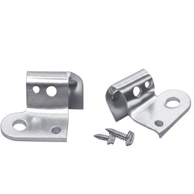 مشبك زنبركي فولاذي عالي الكربون مطلي بالزنك بـ 4 فتحات لصيانة إطار الأريكة وتثبيت الزنبرك المتعرج