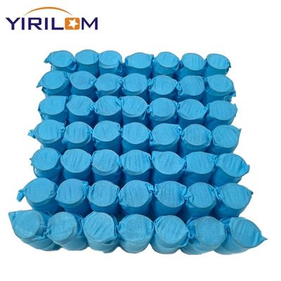 سعر جيد OEM أبيض 4 بوصات ارتفاع 2.0mm قطر الملفات الغير منسوجة غطاء القبو جيب الربيع الملفات الوحدة الانترنت