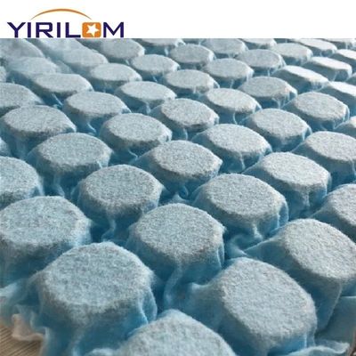 سعر جيد وحدة ميكرو بوكيت سبرينج كوب مع سلك الفولاذ عالية الكربون وغطاء القماش غير المنسوج للمناطق المخصصة فراش الانترنت