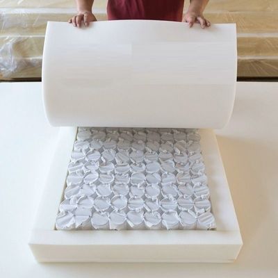 سعر جيد بيع بالجملة 4 بوصة ارتفاع الأريكة جيب لفة الربيع مع سلك الفولاذ الكربوني العالي والملفات الجيبية الفردية الانترنت