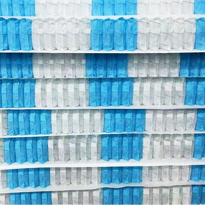 وحدة الربيع الجيبية المنطقة المخصصة مع أسلاك الفولاذ عالية الكربون وغطاء القماش غير المنسوج للوتد