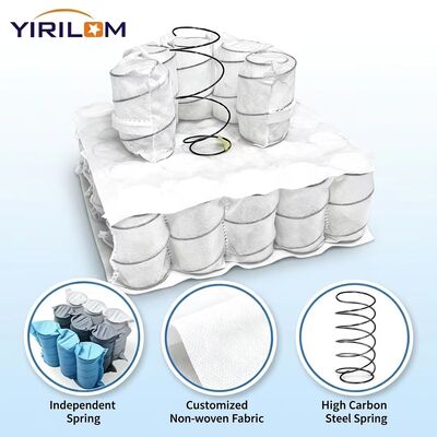 صانع فوشان تخصيص 1.8mm سلك الفولاذ مرونة عالية الصوتي الأريكة جيب ربيع لفائف الأريكة