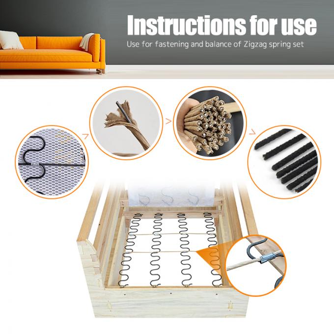 سلك مغطى بالورق للأثاث 1.6/1.8/2.0 مم للأريكة 5