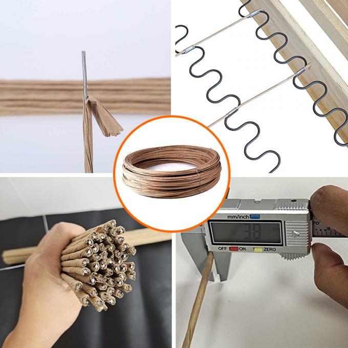 سلك مغطى بالورق للأثاث 1.6/1.8/2.0 مم للأريكة 6