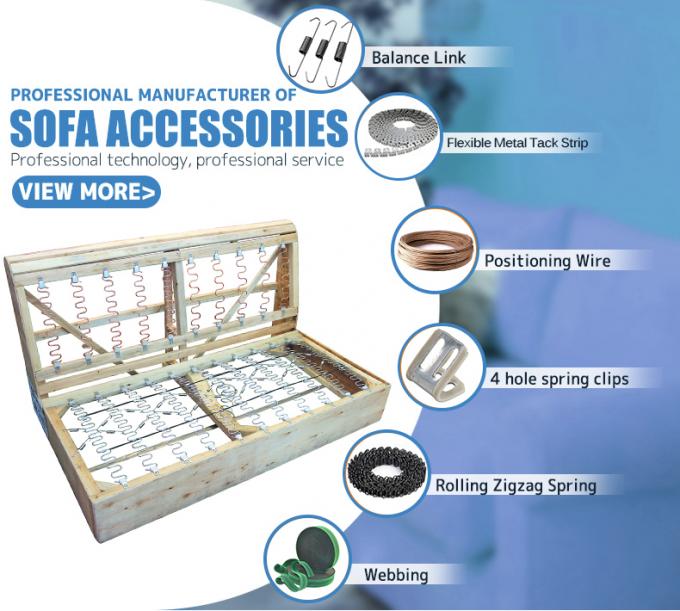 أفضل نوعية سلك الفولاذ الموازنة خطاف زيغ زاغ ربيع إصلاح مقطوعة للأرائك 2