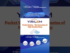 الطابق المخصص المفرش 5 منطقة الجيب لفائف الربيع وحدة للفرش