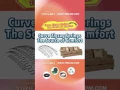 أجهزة الأريكة المخصصة الملحقات الأسلاك الفولاذية S طي المنحنى Zigzag الربيع للأريكة