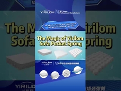 الأريكة الملفوفة بشكل فردي نظام الملفوفة الربيعية المخصصة الأريكة ربيع الجيب