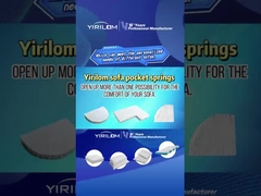 ربيع جيبي عالي الجودة ارتفاع 4 بوصة ربيع داخلي لوسادة مقعد الأريكة