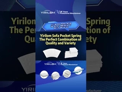 صانع ربيع جيب مخصص جيد 1.8 ملم وسادة ربيع جيب لمصنع الأريكة