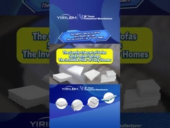 زنبرك جيب للكنبة مضغوط 45*45*10 سم، وسادة كنبة