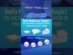 أريكة ذات ربيع جيبي مخصصة يحتوي على 1.8 ملم سلك فولاذ عالي مع قماش أريكة ربيع