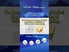 زنبرك جيب للكنبة مضغوط 45*45*10 سم، وسادة كنبة