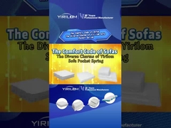 صانع الأريكة الجيبية الربيعي الجملة ارتفاع 4 بوصة الجيبية الربيعية لفائف المستخدمة للأريكة