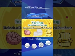 1.8 ملم 2.0 ملم قطر الأسلاك جيب الربيع وسادة الأريكة