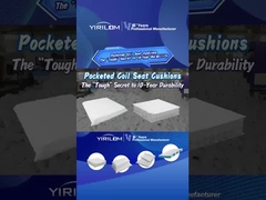 مزدوج حيوي أبيض الجيب الربيعية الجودة الجيدة الأريكة الجيب الربيعية المنتج